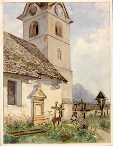 Church of St. Andrew with Cemetery in Podkoren by Ladislav Benesch
